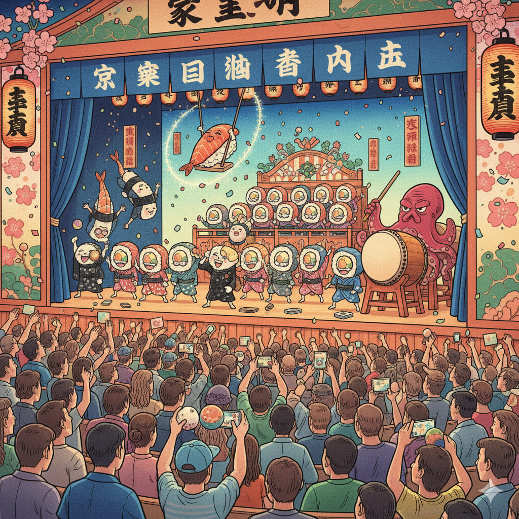 回転寿司のエンタメ